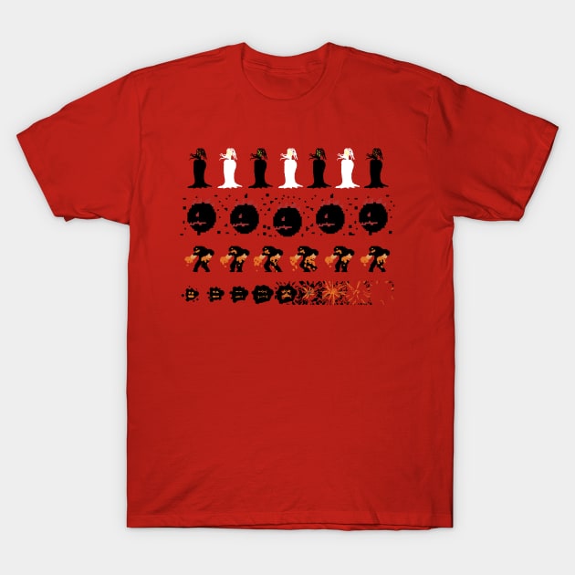 Spritesheets T-Shirt by boccor27designs
